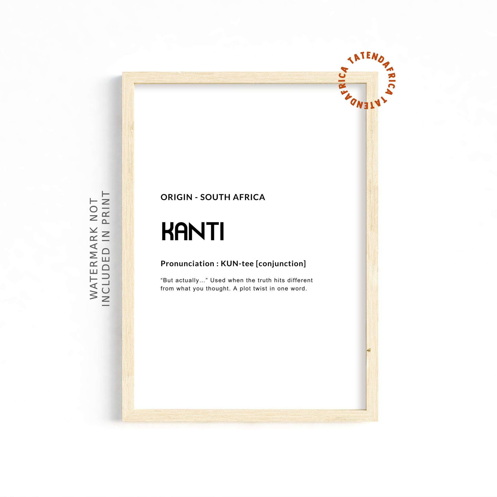 Kanti - Monochrome White