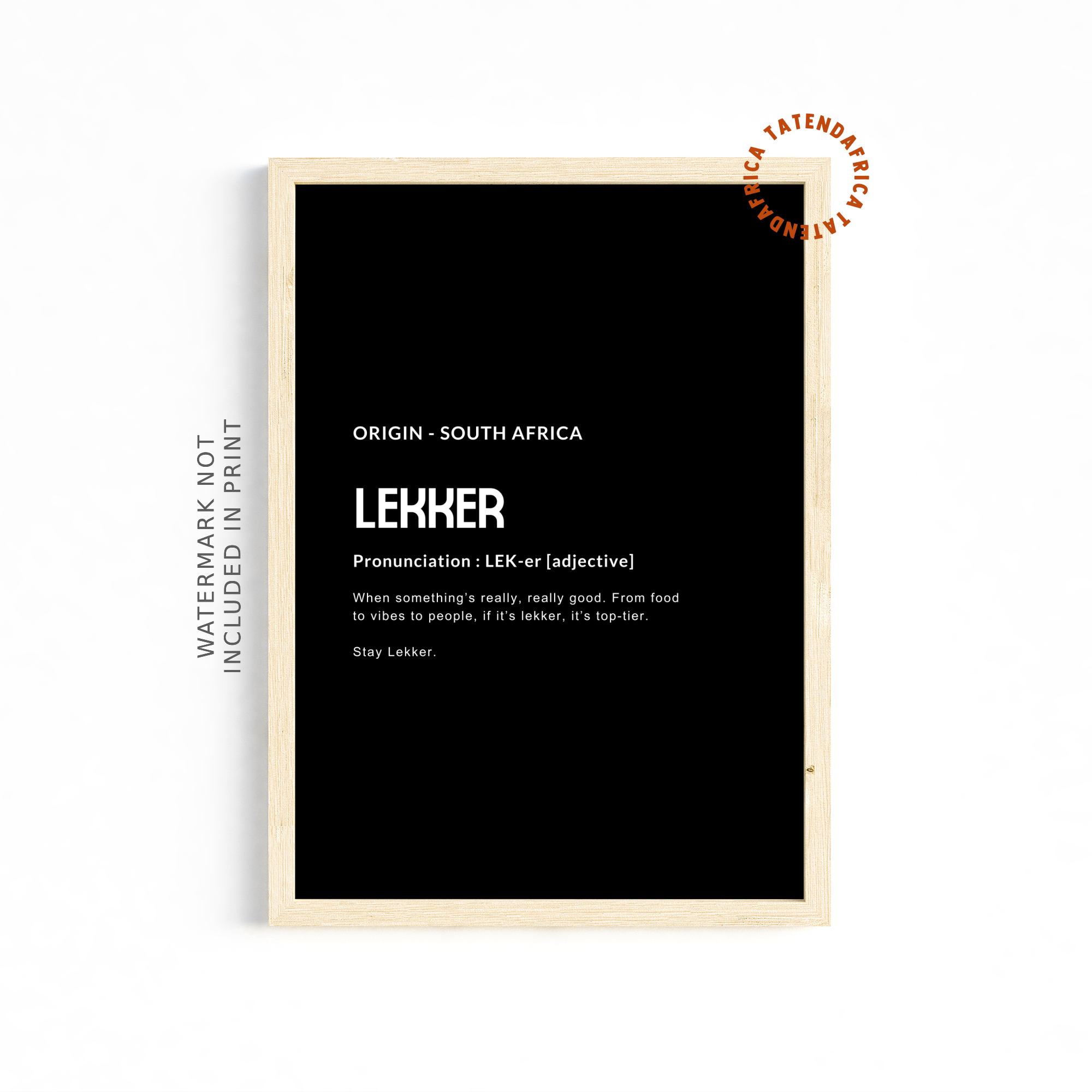 Lekker - Monochrome Black