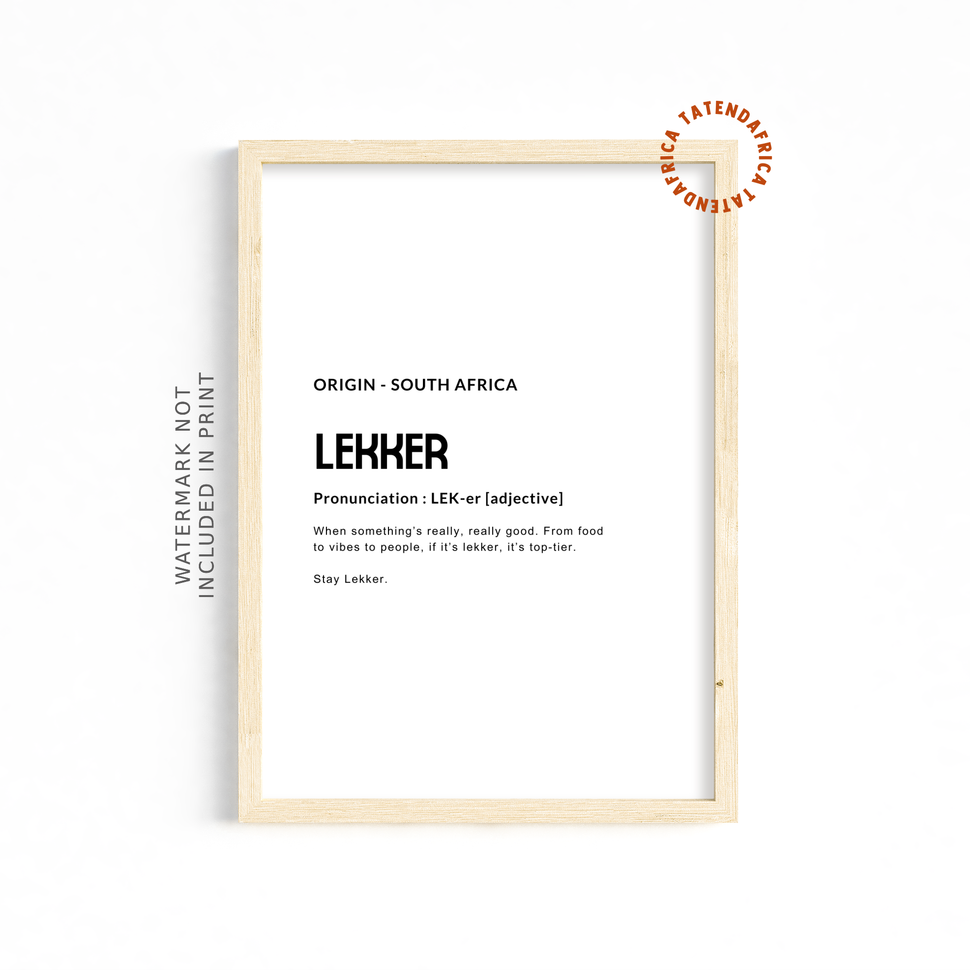 Lekker - Monochrome White