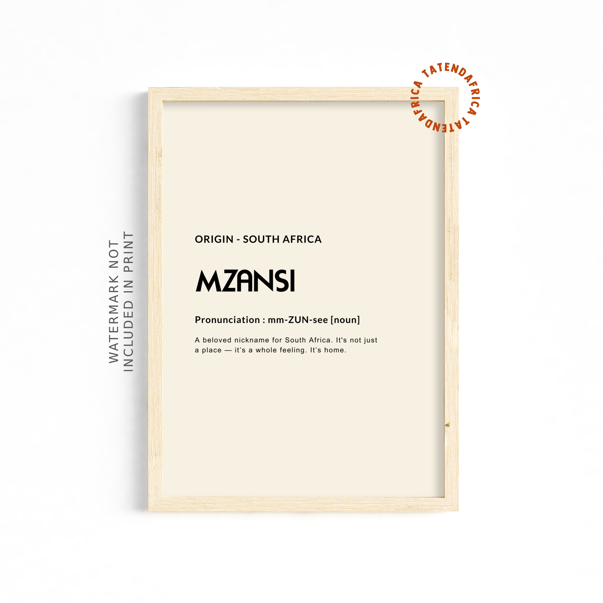 Mzansi - Natural Cream
