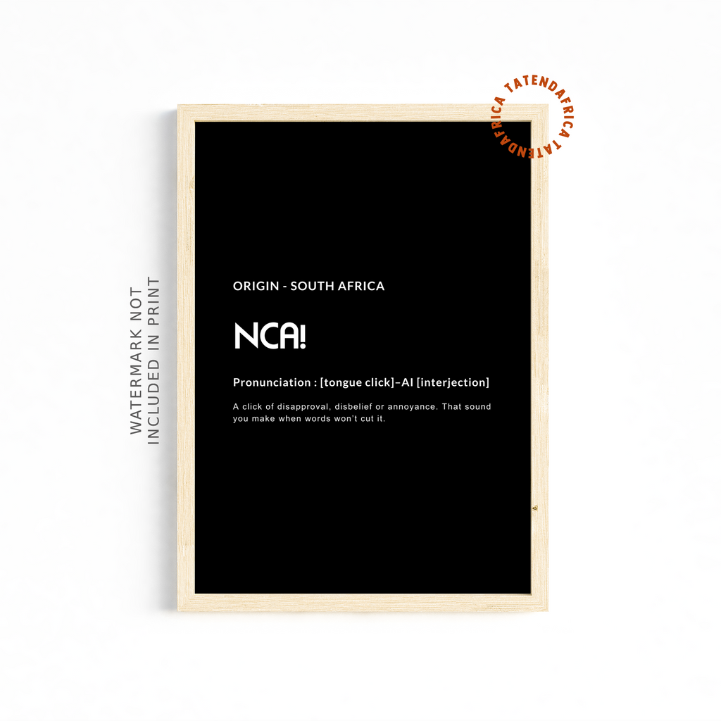 Nca! - Monochrome Black