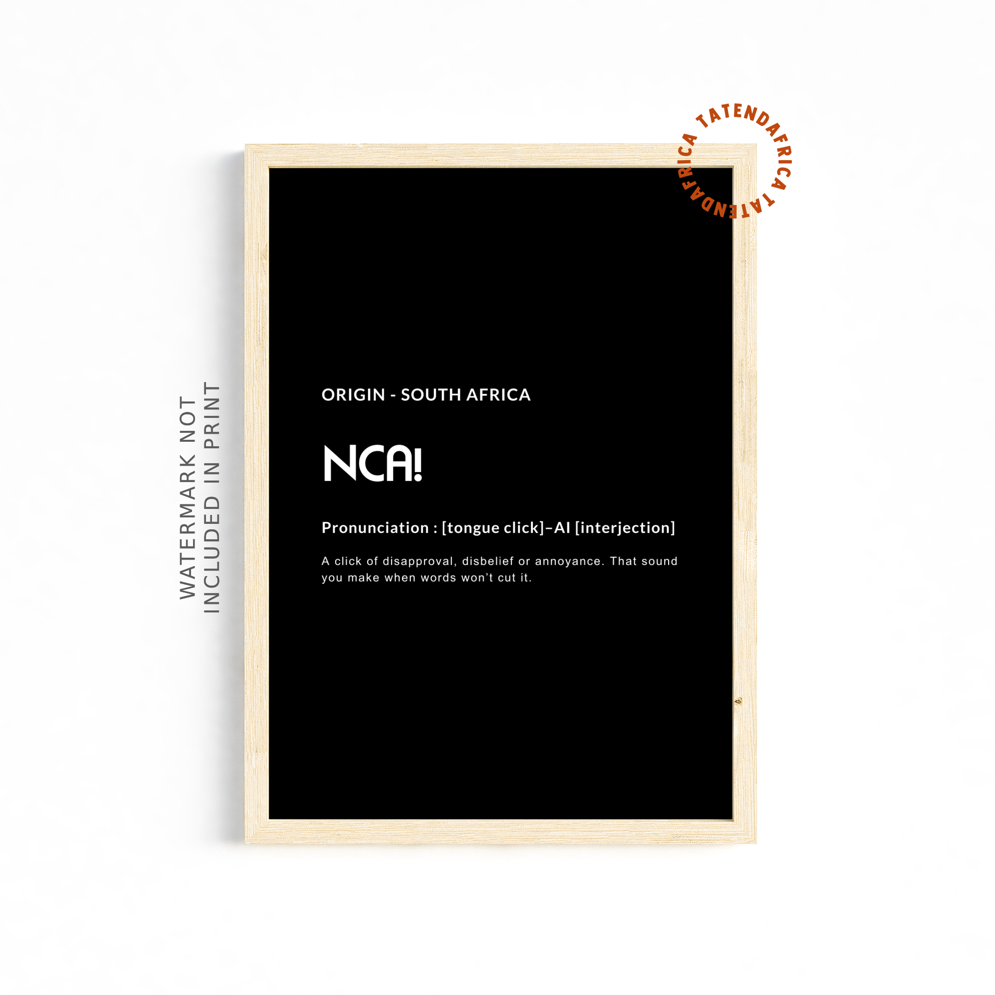 Nca! - Monochrome Black