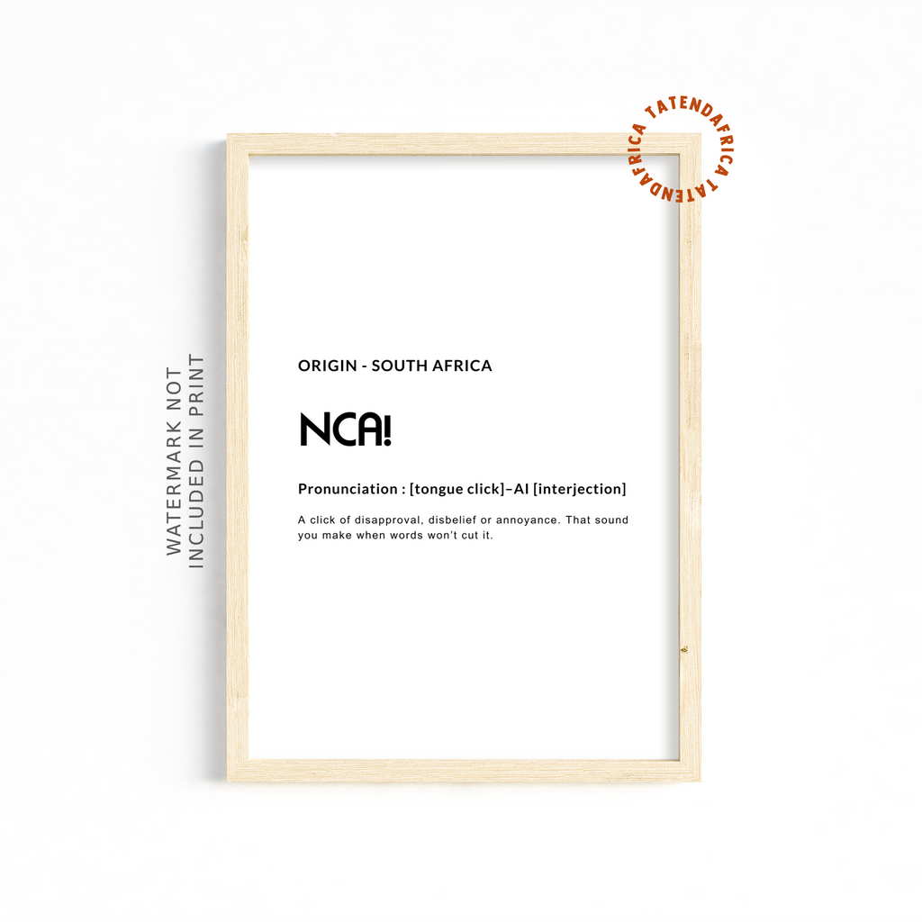 Nca! - Monochrome White