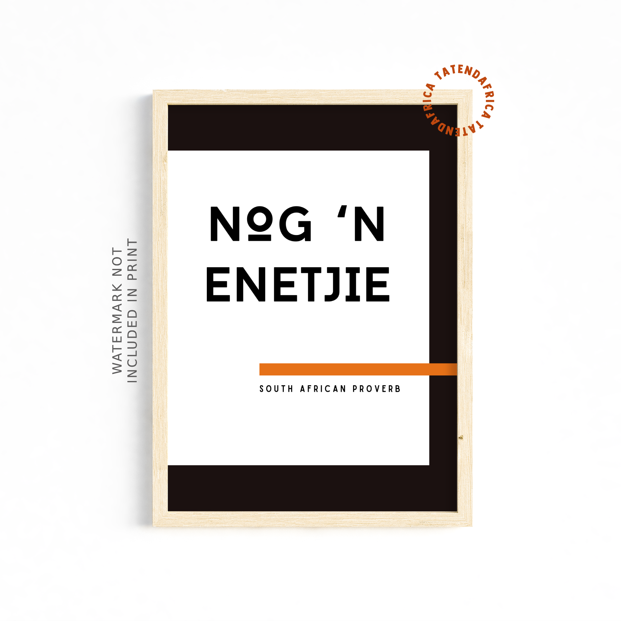 NogNEntjie - Bold Orange