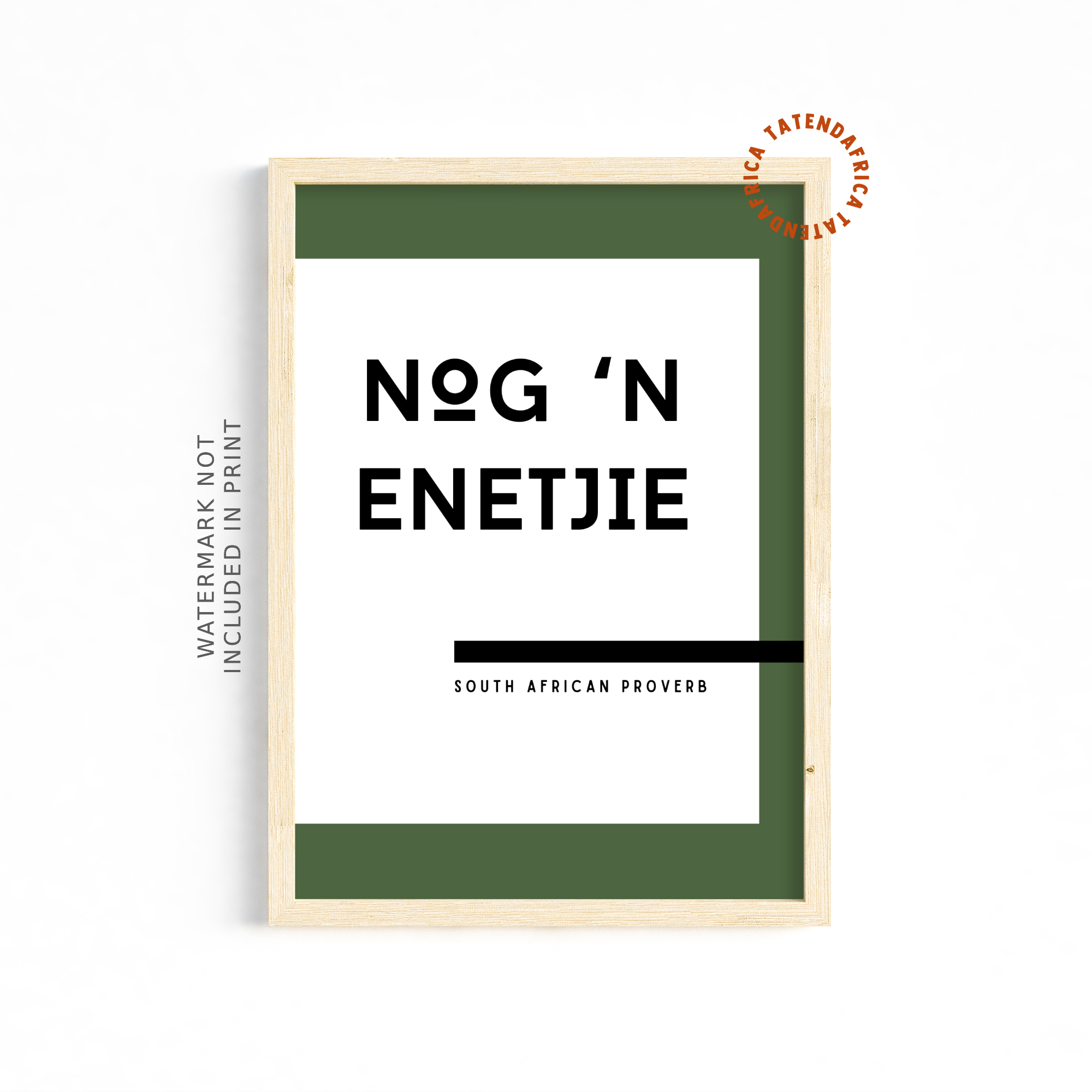 NogNEntjie - Bold Green