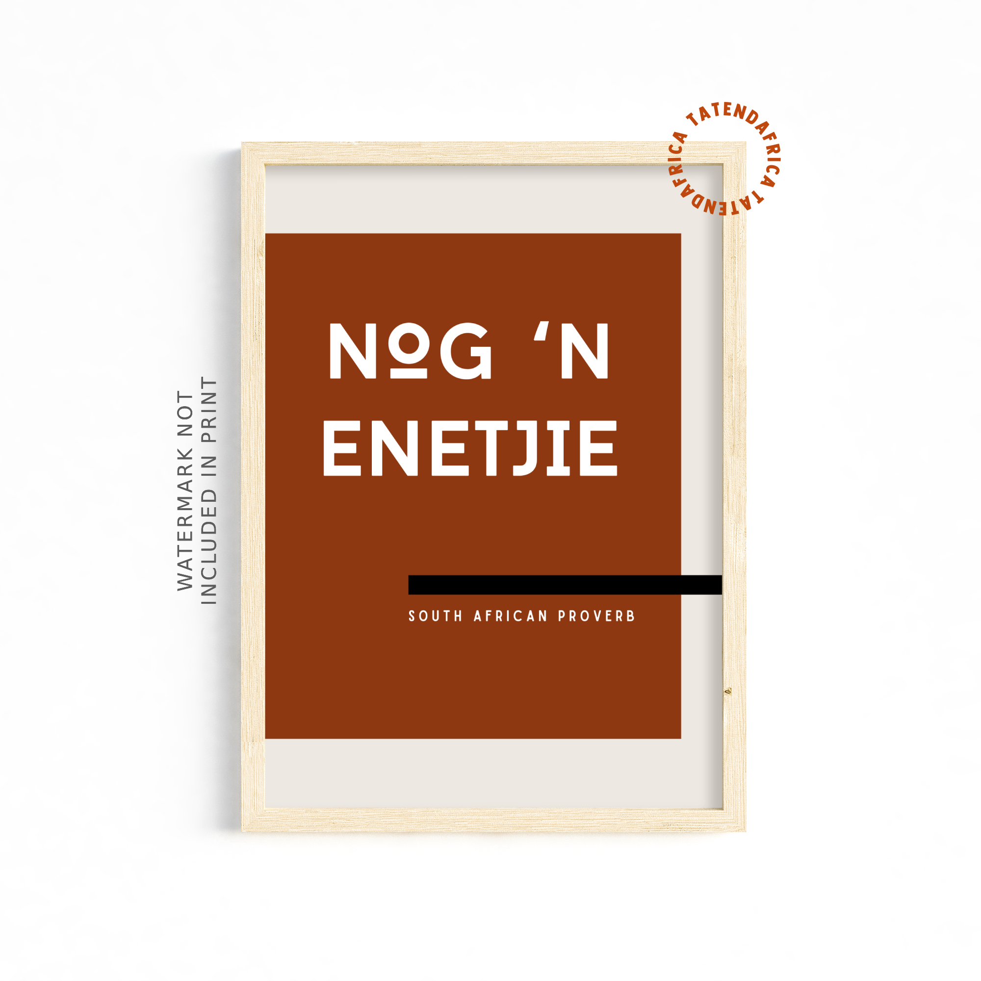 NogNEntjie - Brown Bold