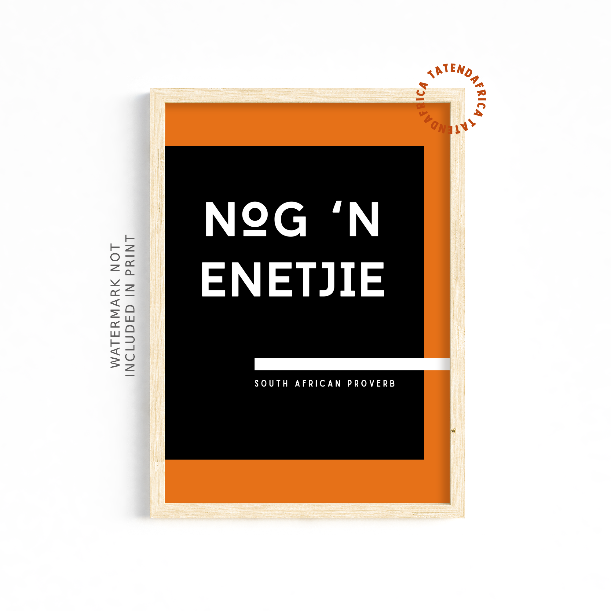 NogNEntjie - Electric Orange Bold