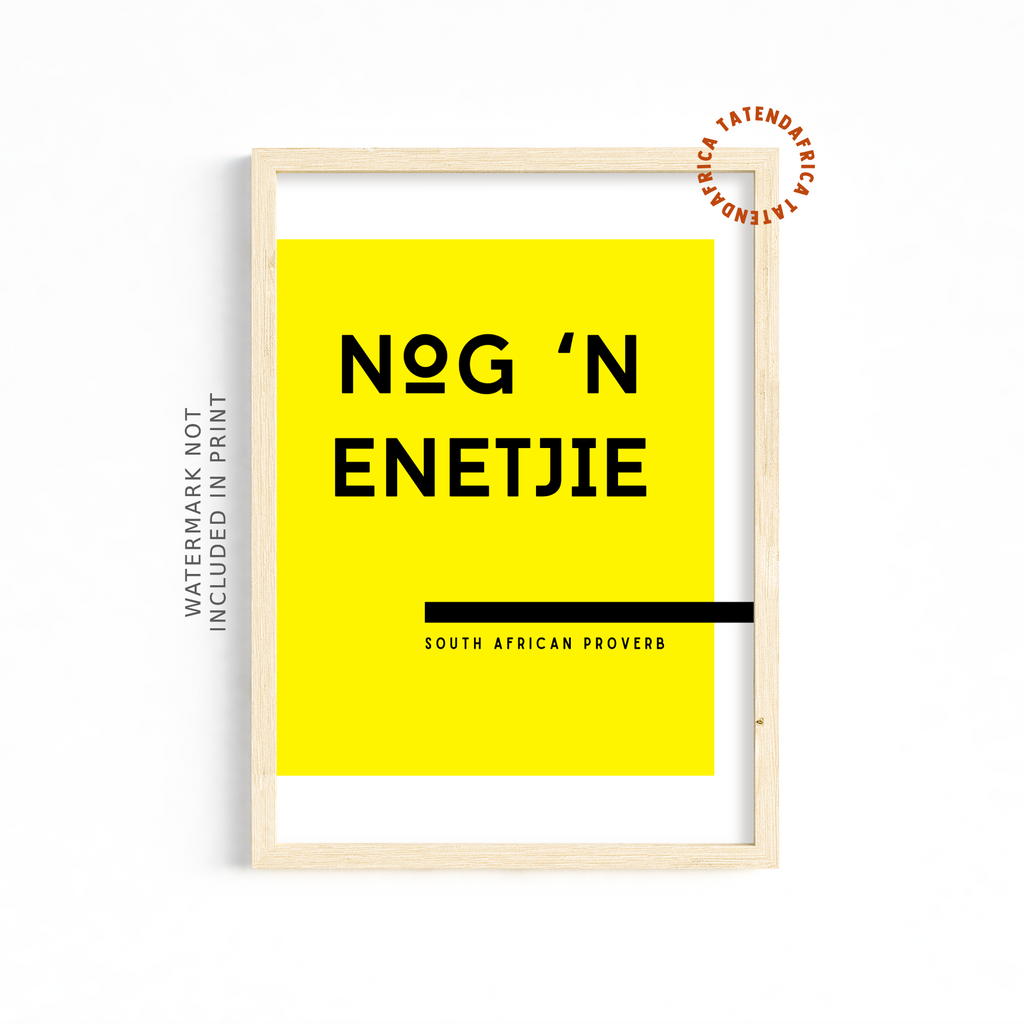 NogNEntjie - Bold Yellow