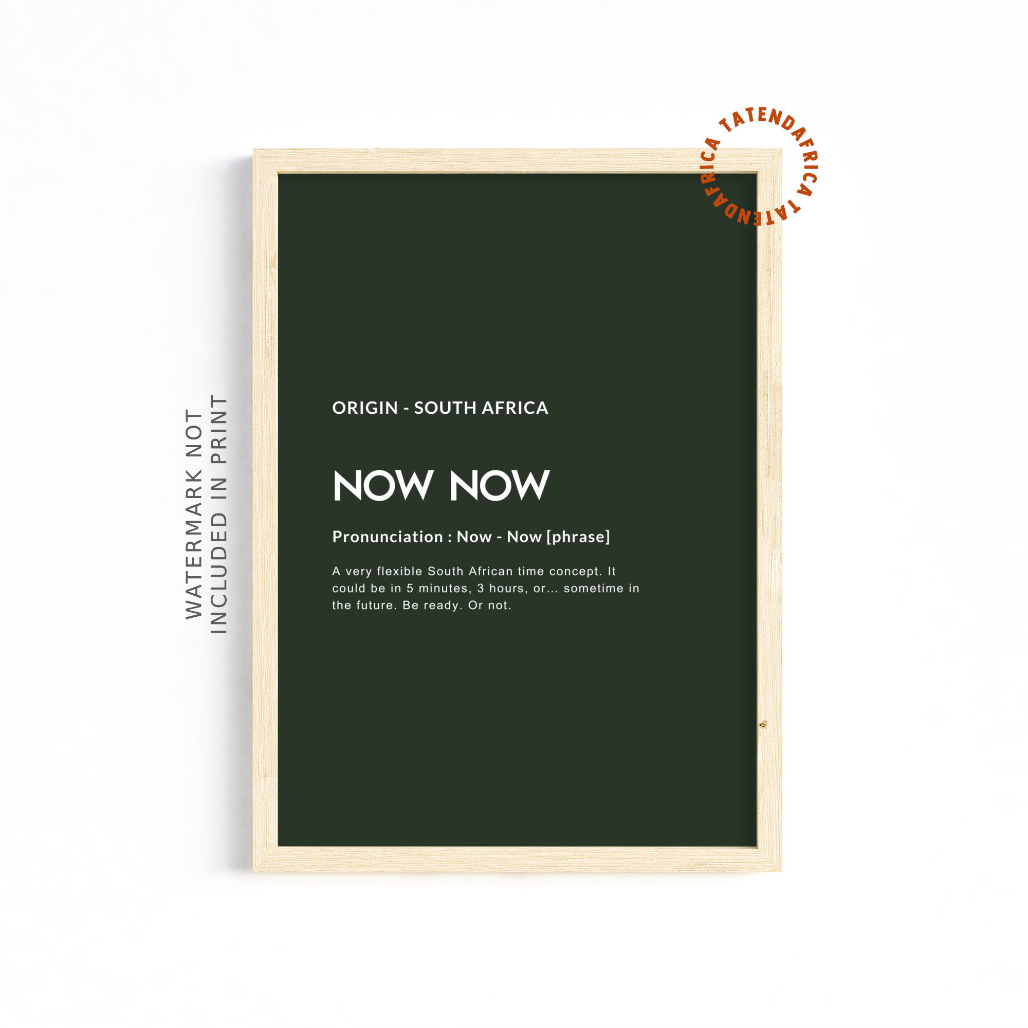 Now Now - Forest Green