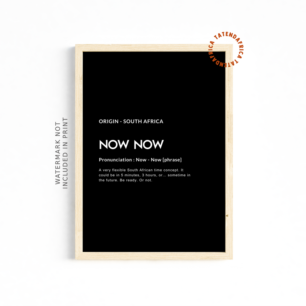 Now Now - Monochrome Black