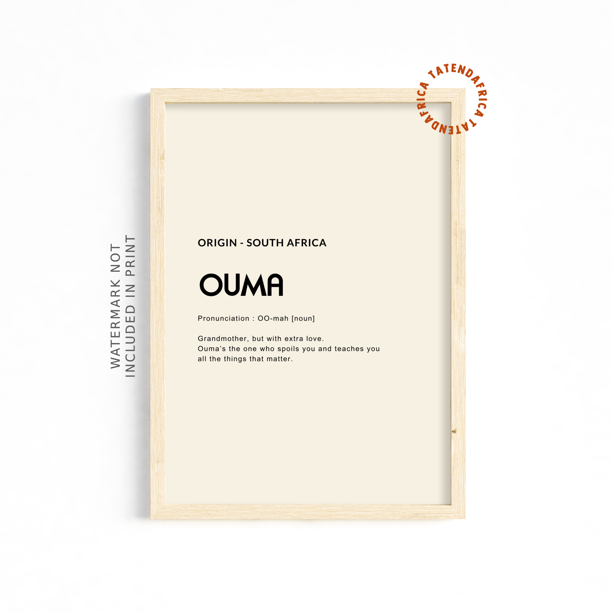 Ouma - Natural Cream