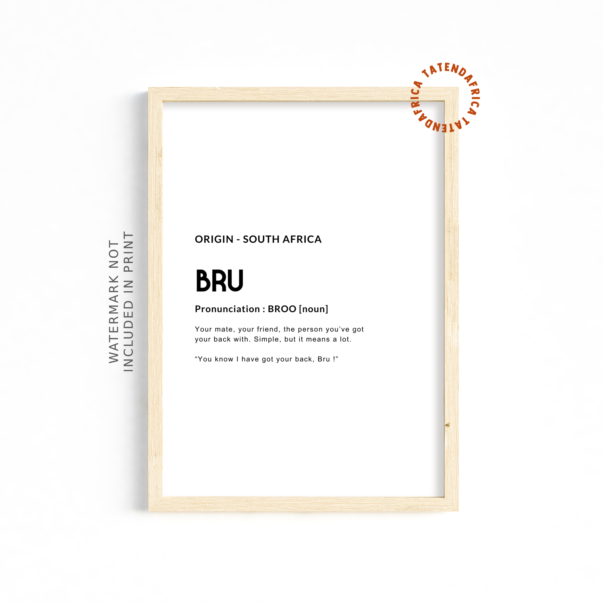 Bru - Monochrome White