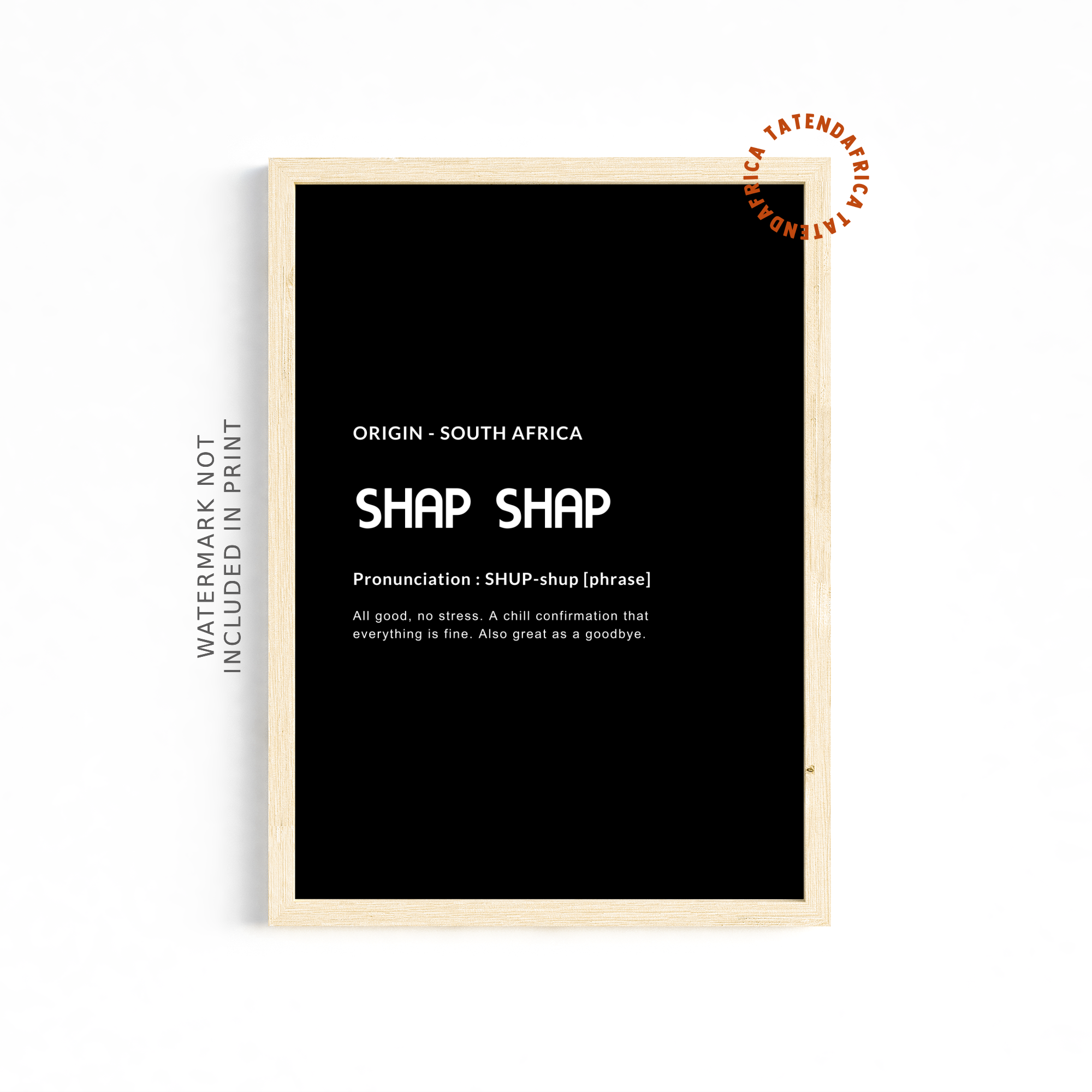 Shap Shap - Monochrome Black