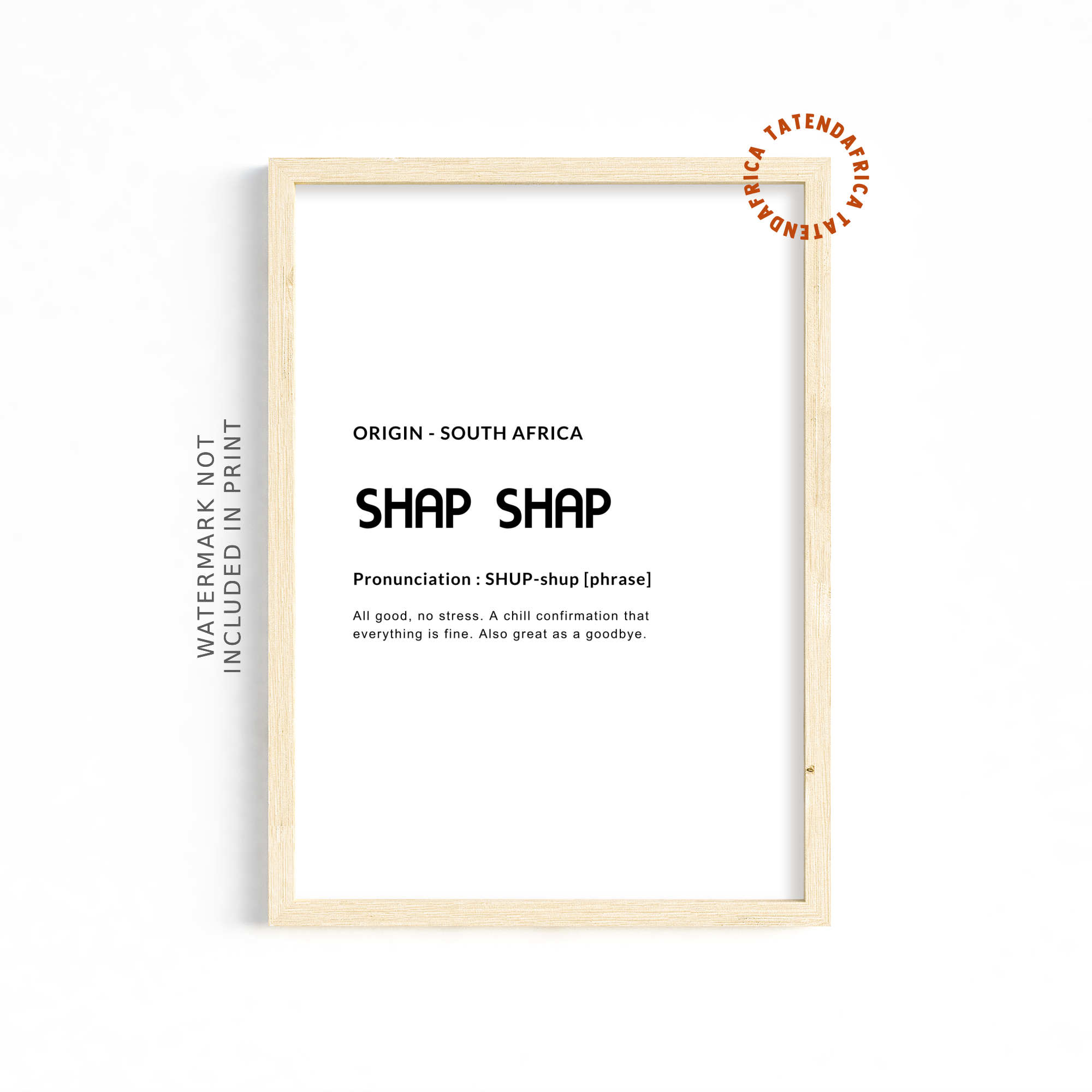 Shap Shap - Moncohrome White
