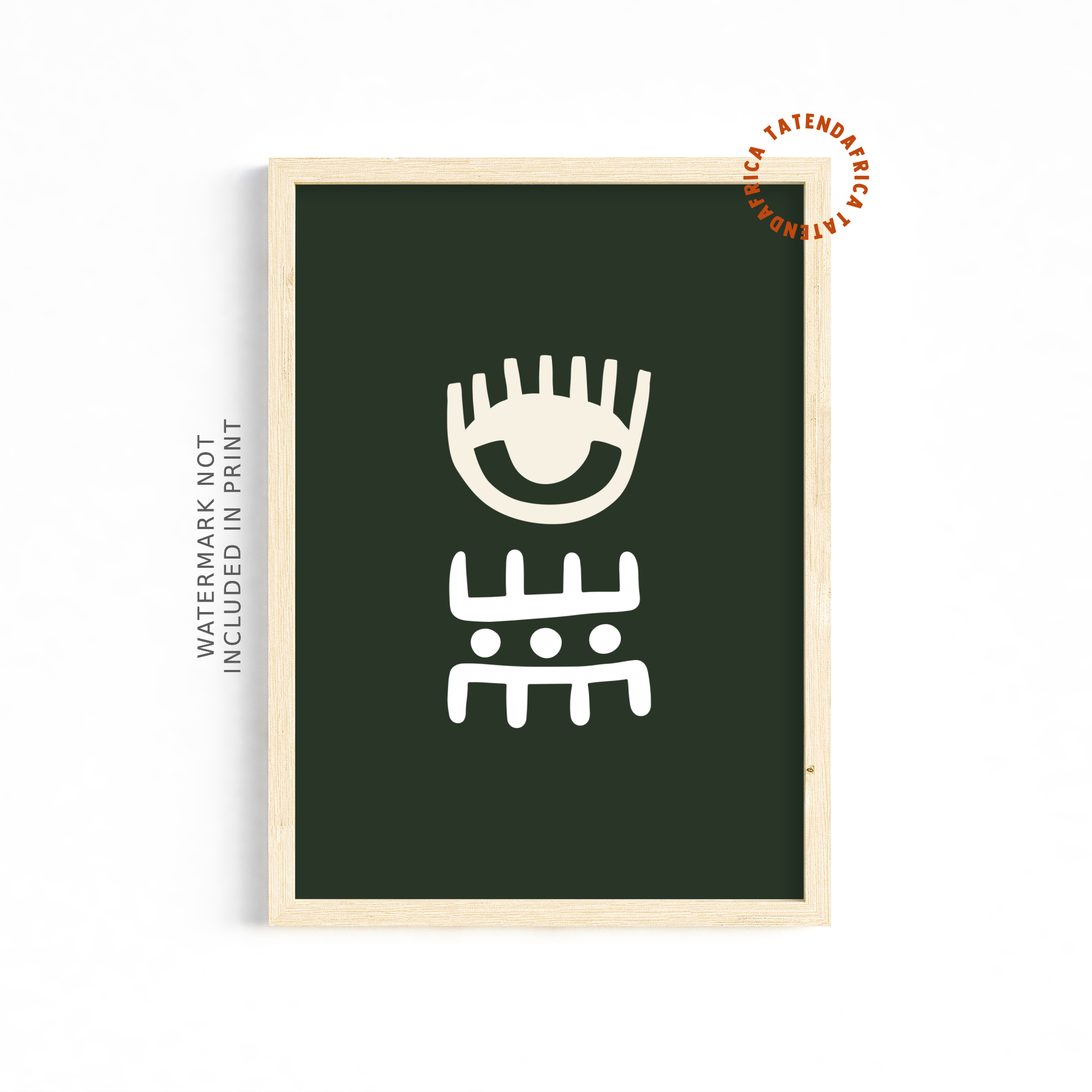 Abstract Eye - Forest Green