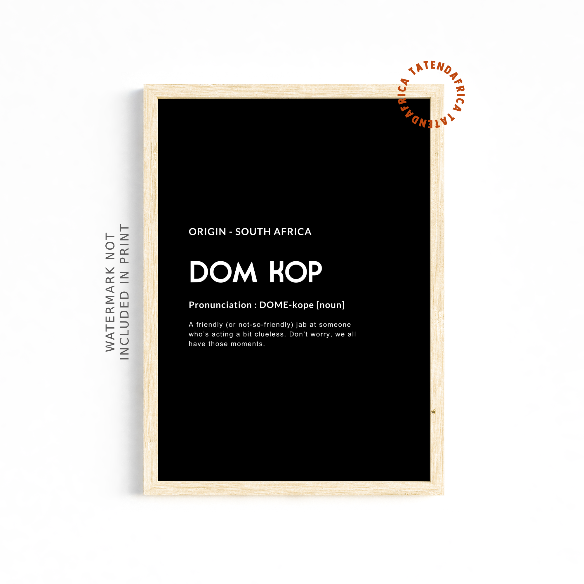Dom Kop - Monochrome Black