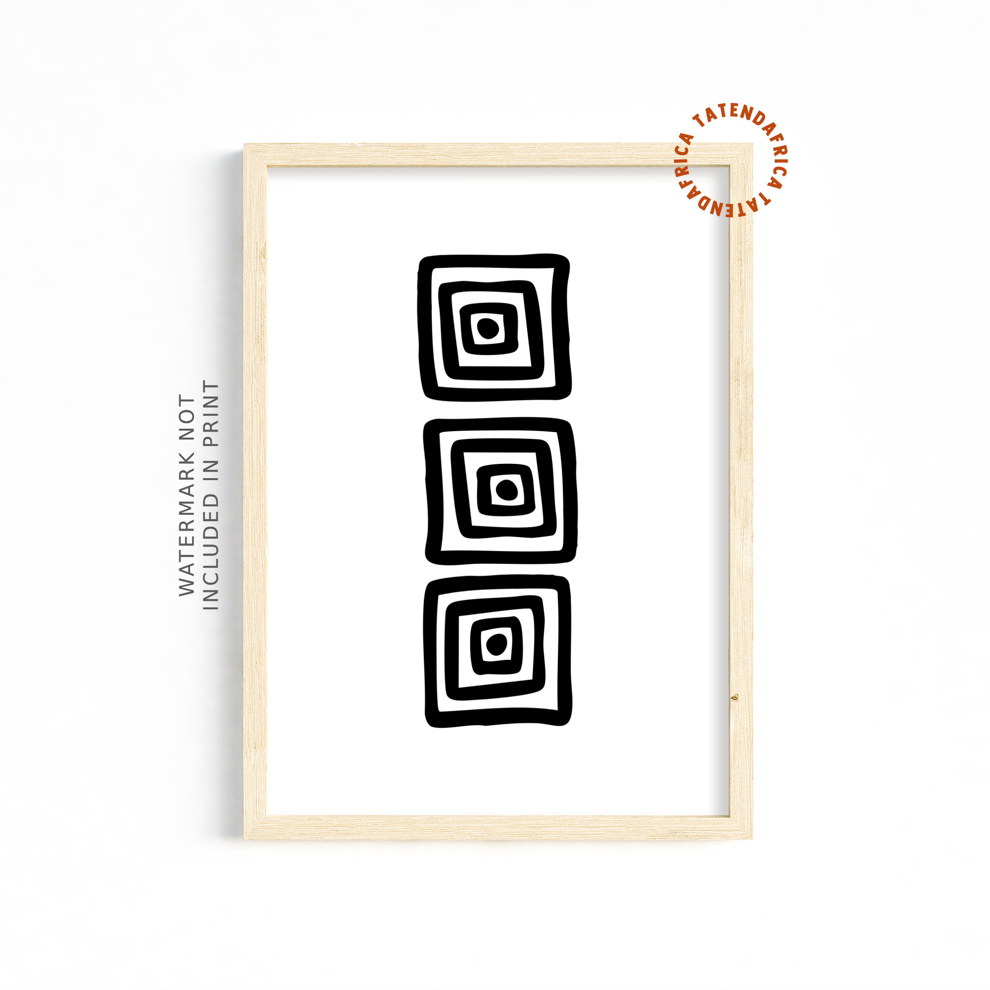 Abstract Twirl - Monochrome White