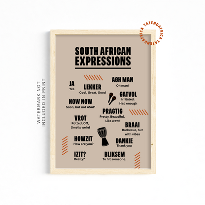 South African Expressions - Natural Brown
