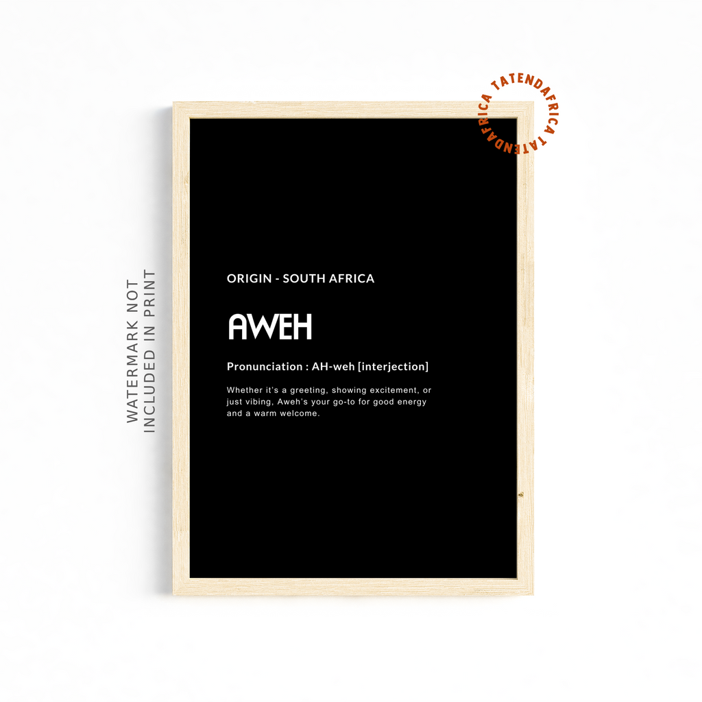 Aweh - Monochrome Black