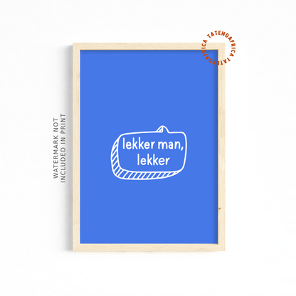 Lekker Man - Blue