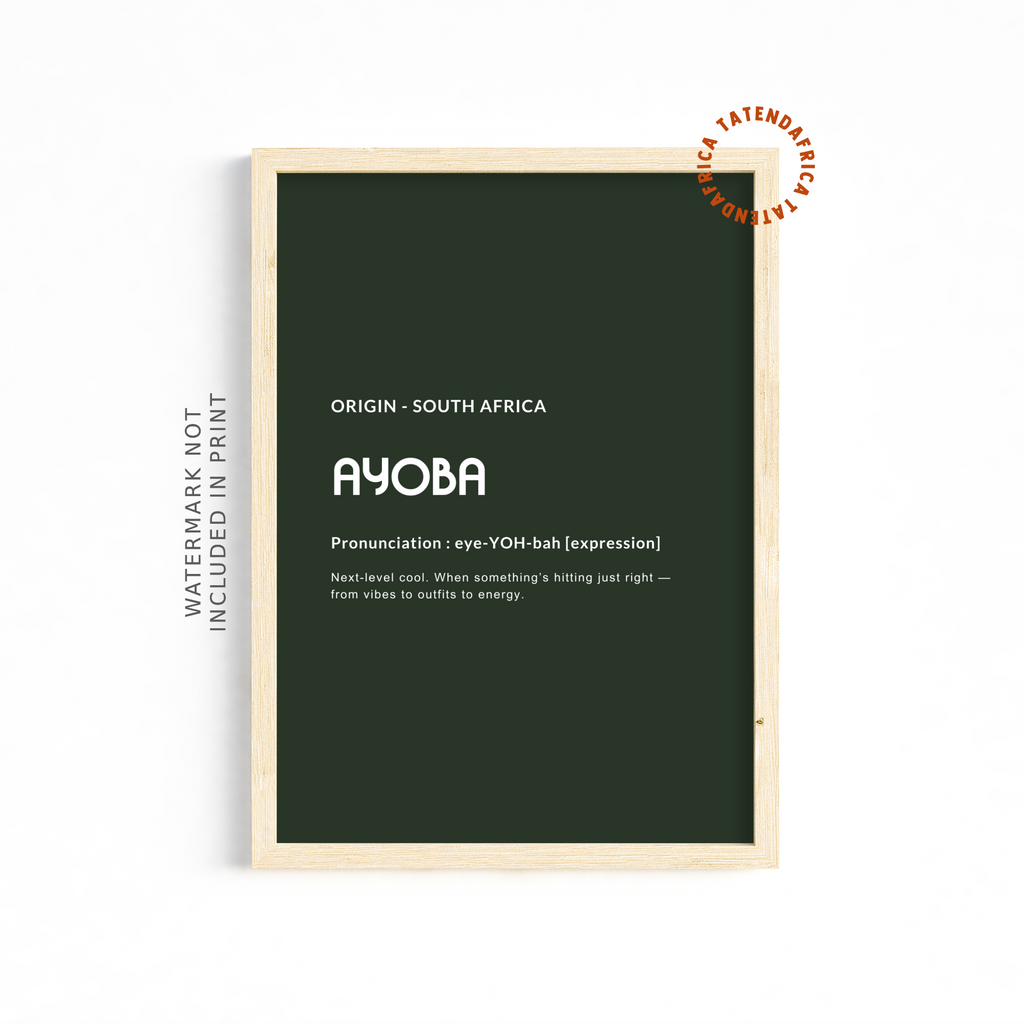 Ayoba - Forest Green