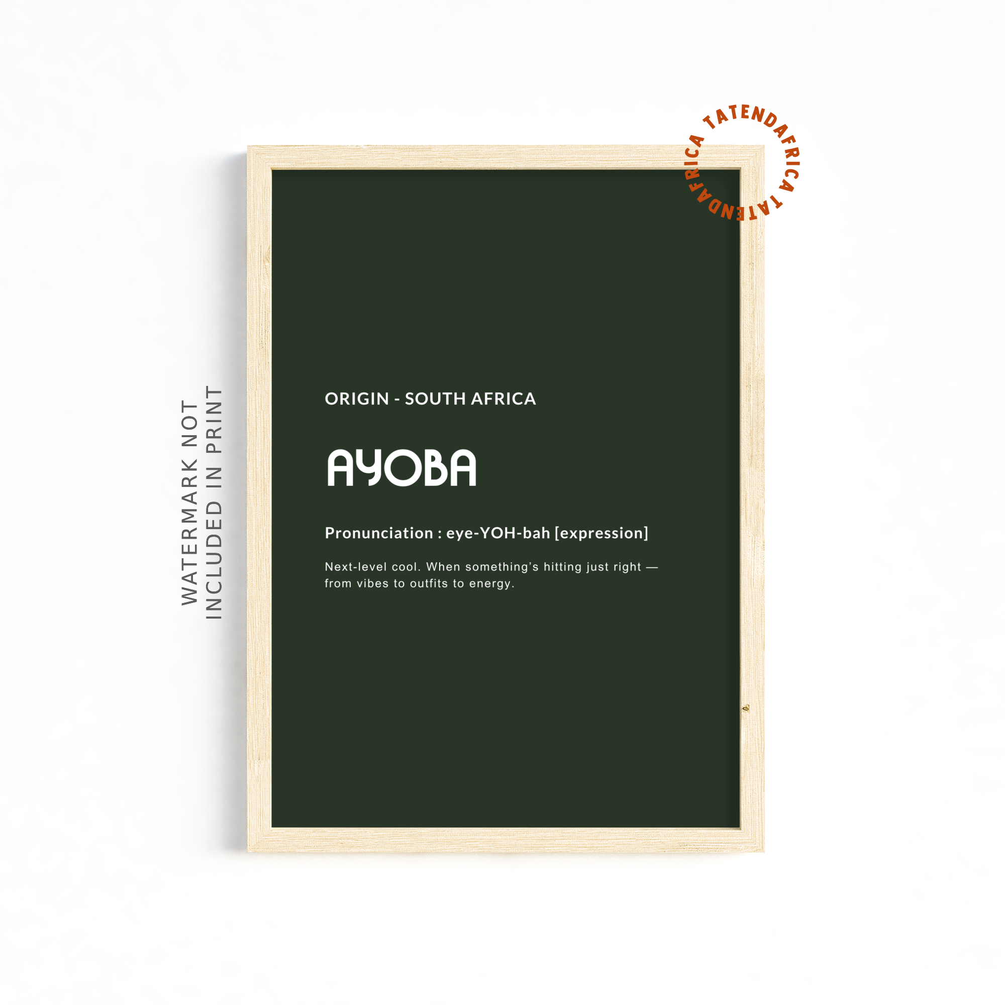 Ayoba - Forest Green