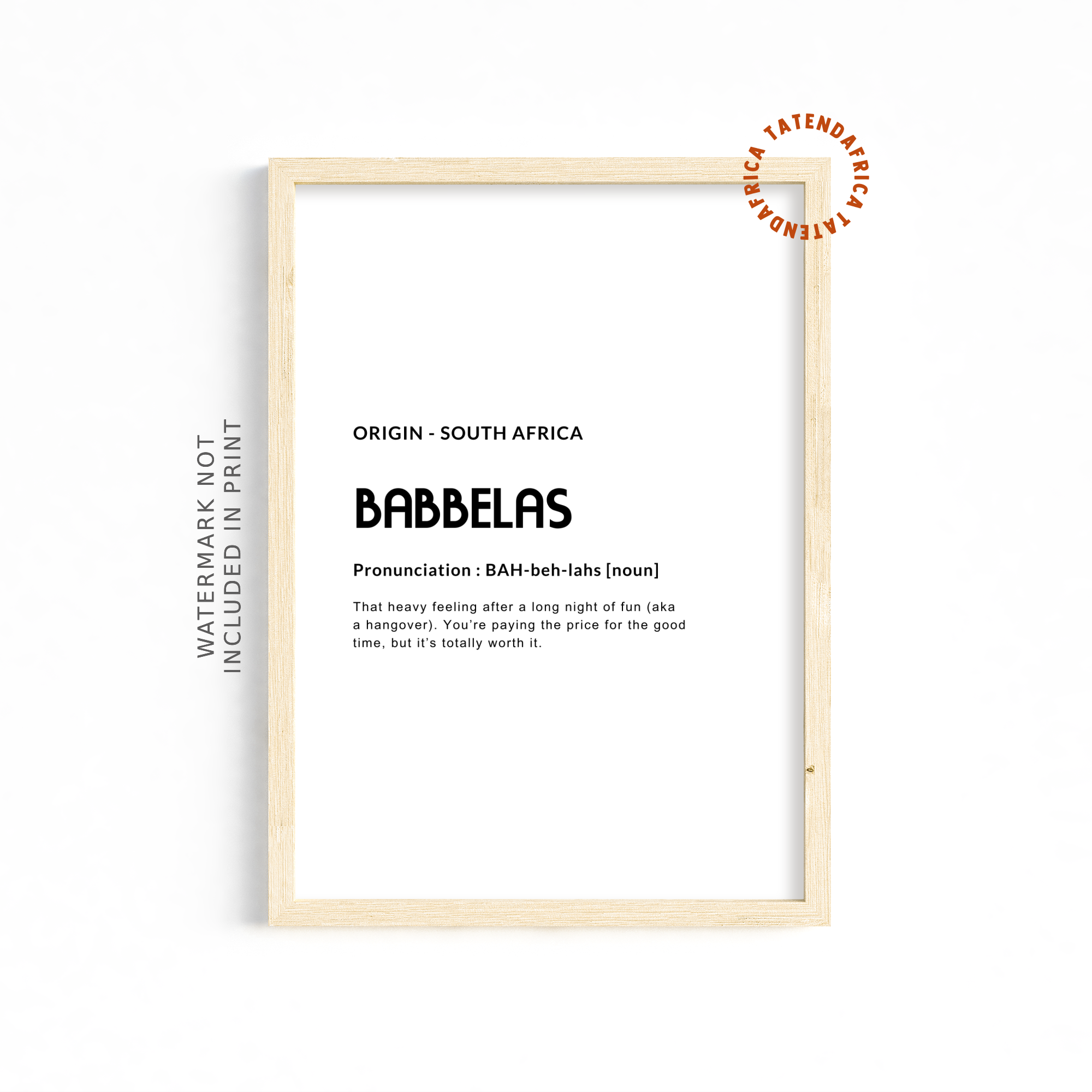 Babbelas - Monochrome White