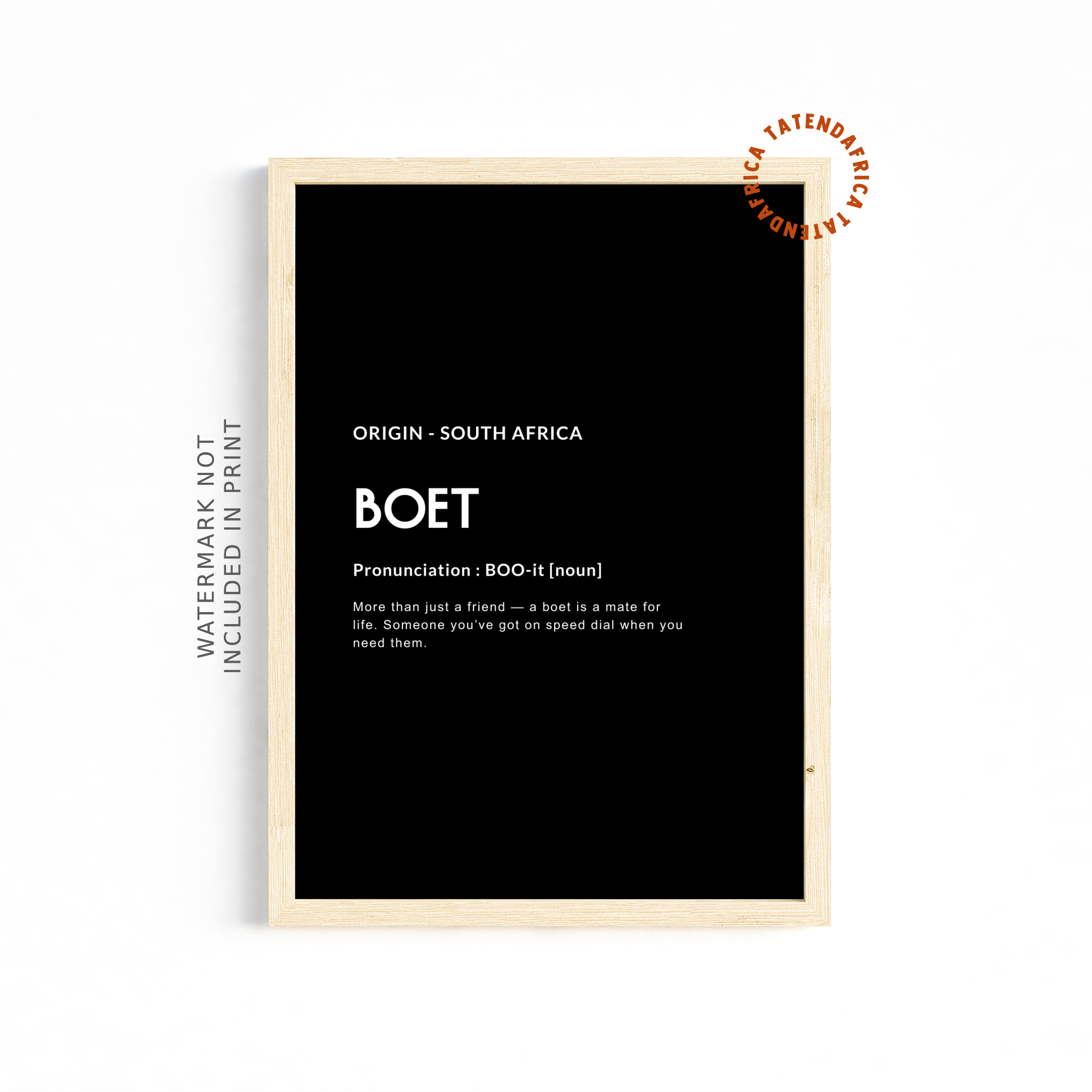 Boet - Monochrome Black