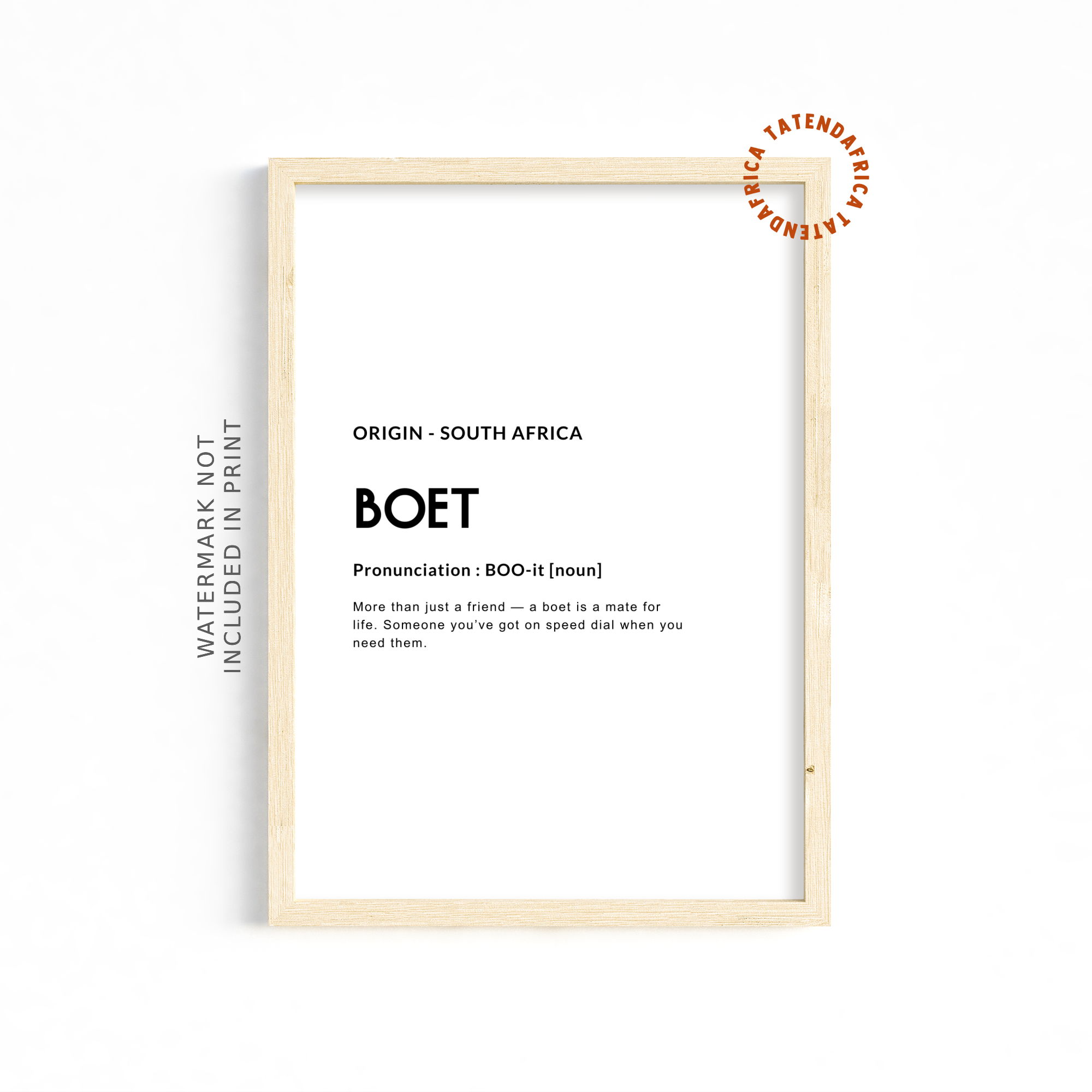 Boet - Monochrome White
