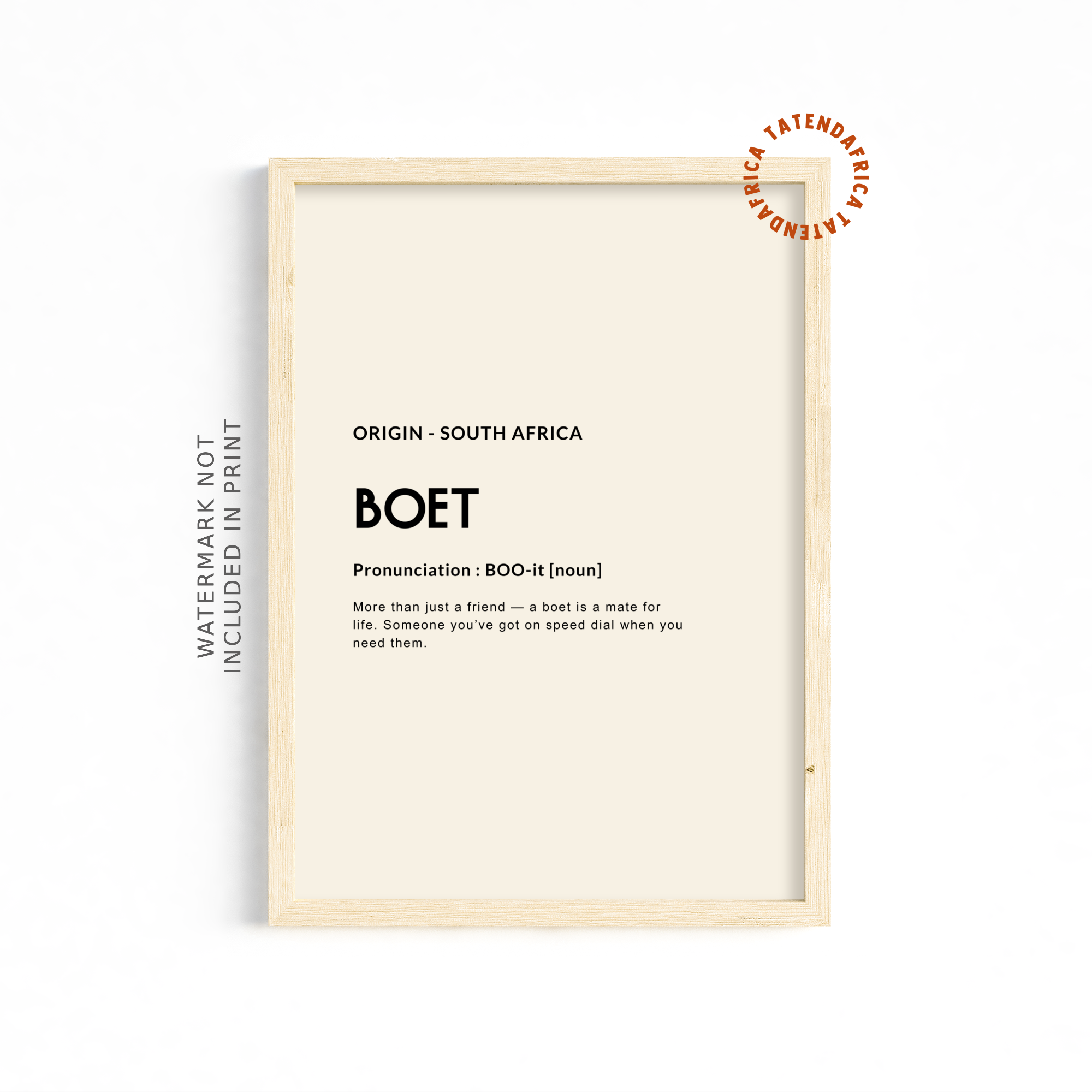 Boet - Natural Cream