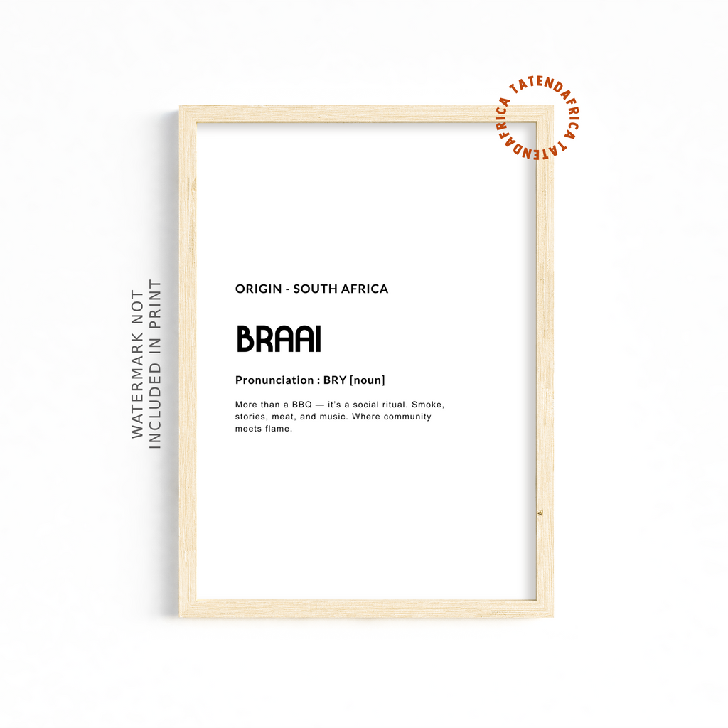 Braai - Monochrome White