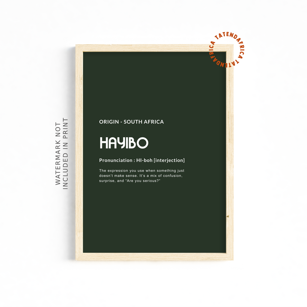 Hayibo! (Forest Green)
