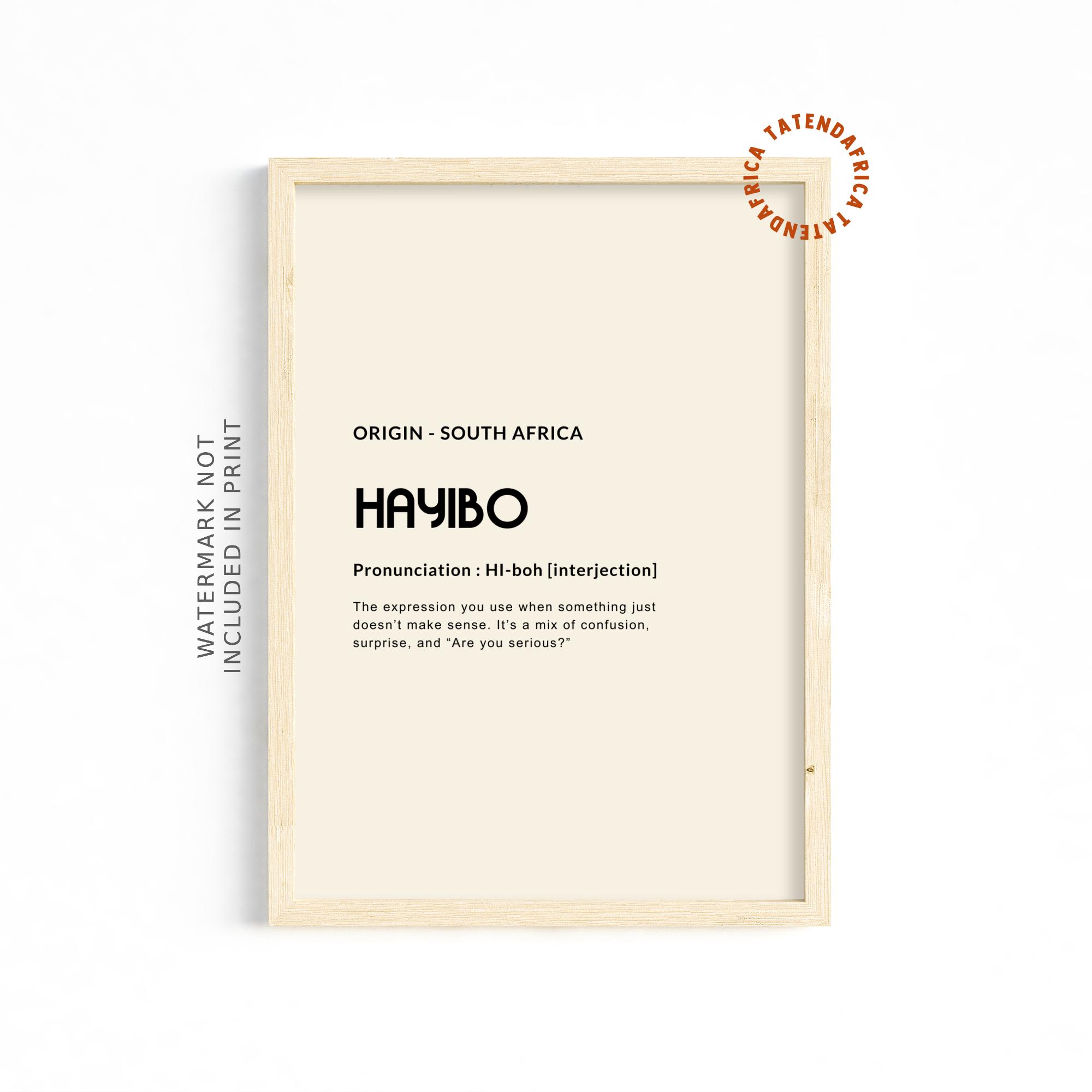 Hayibo! (Neutral Cream)
