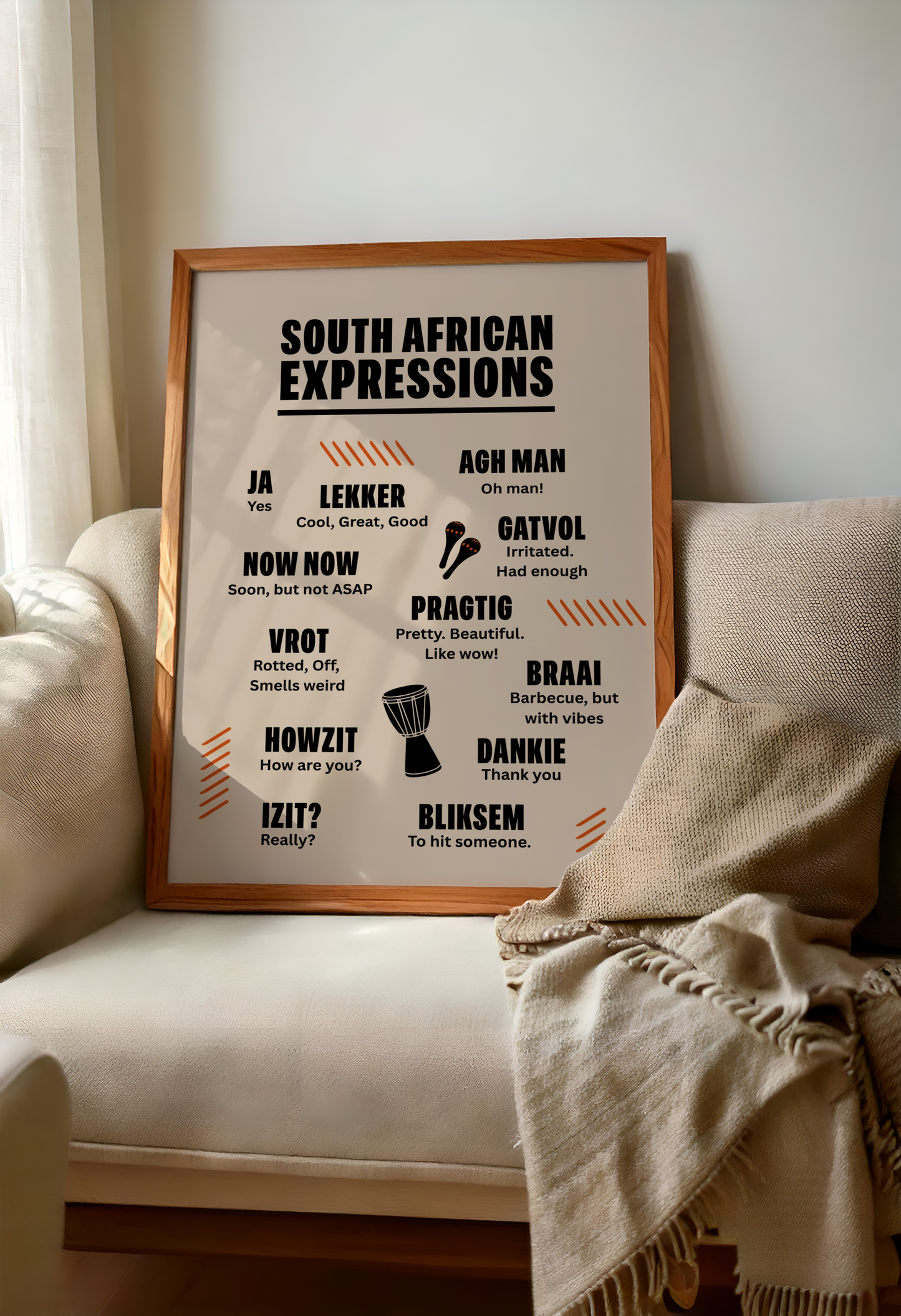South African Expressions - Natural Brown