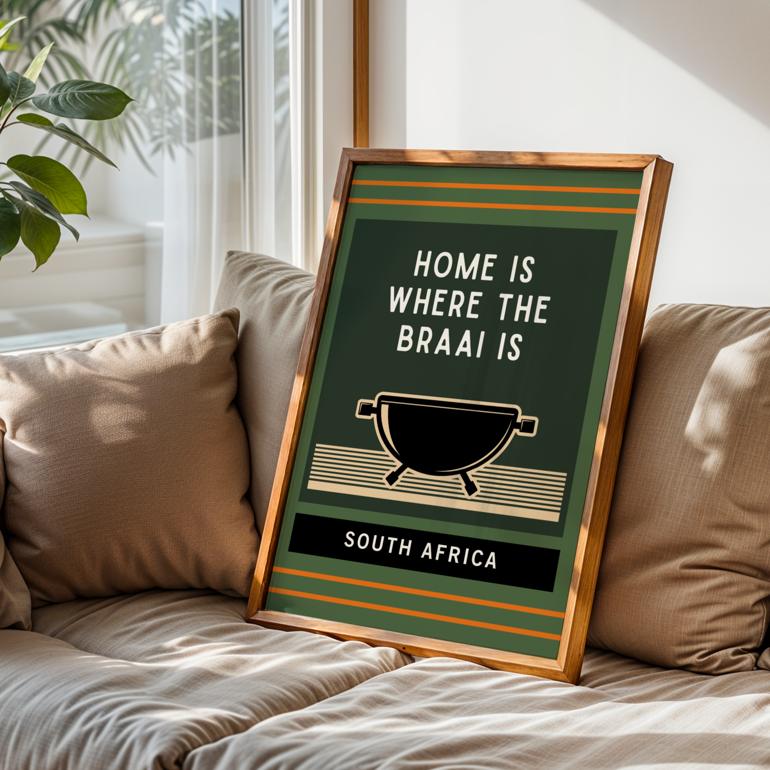 Home is Where the Braai Is - Springbok Green