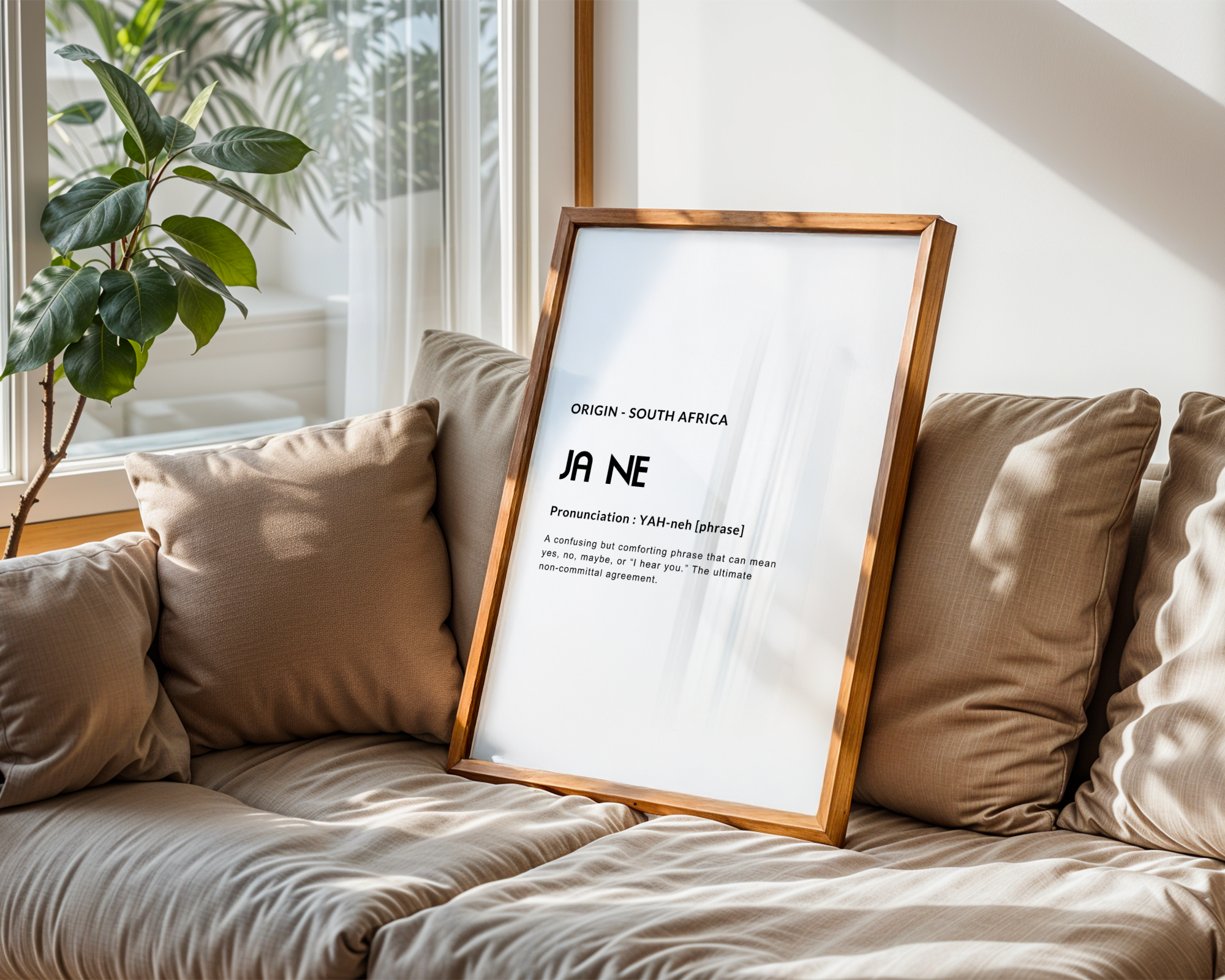 Ja Ne - Monochrome White