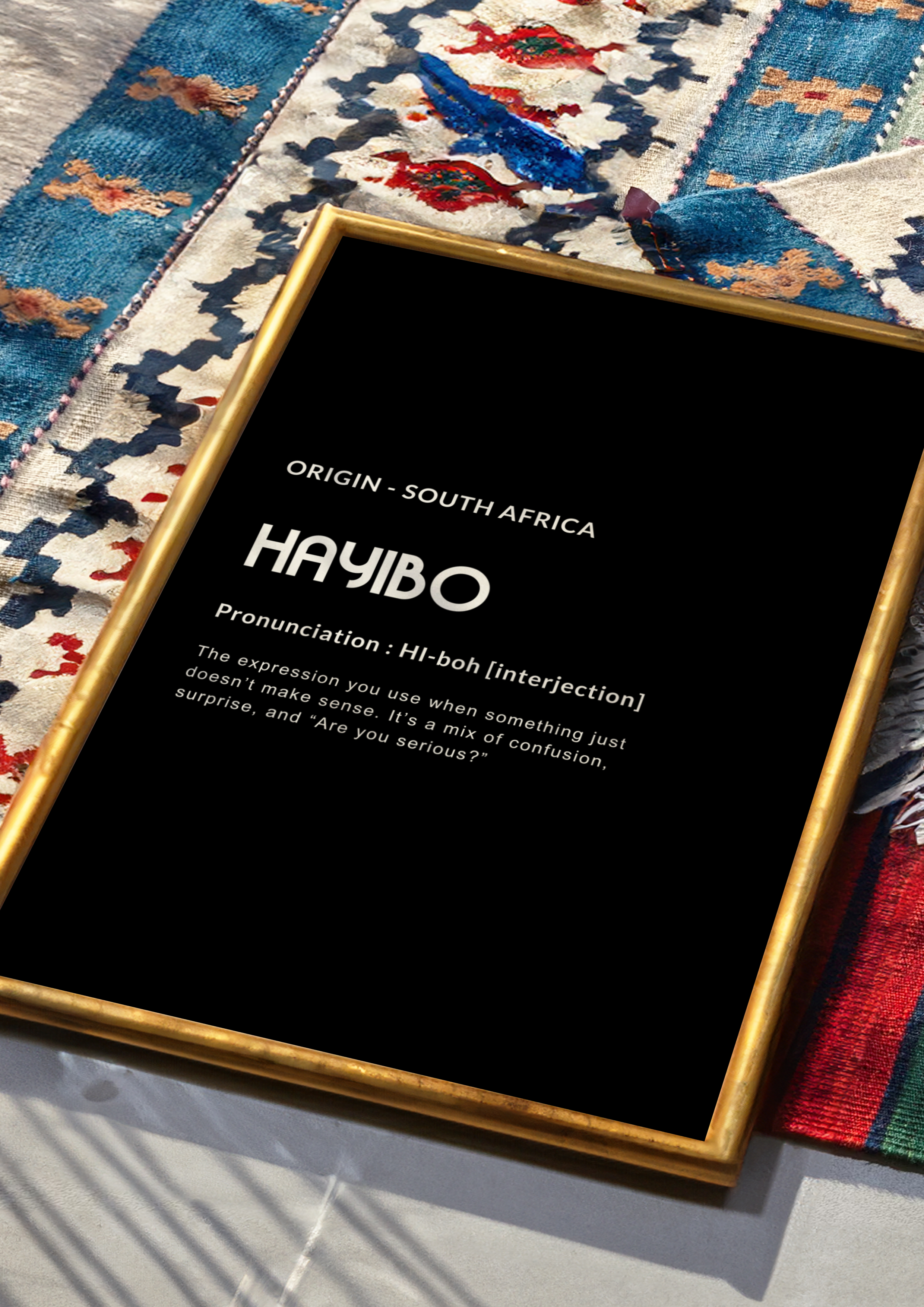 Hayibo! (Monochrome Black)
