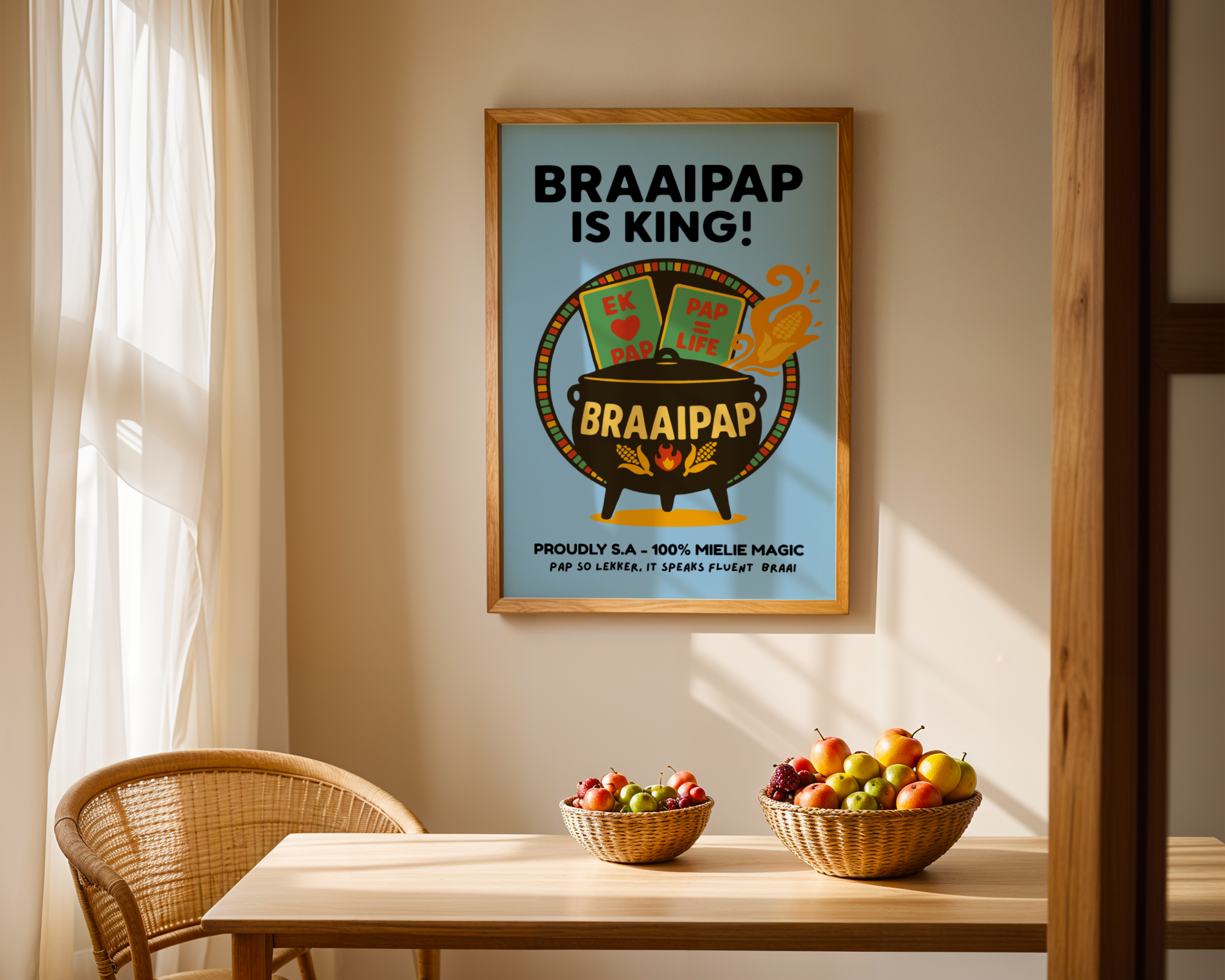 Braai Pap - Blue