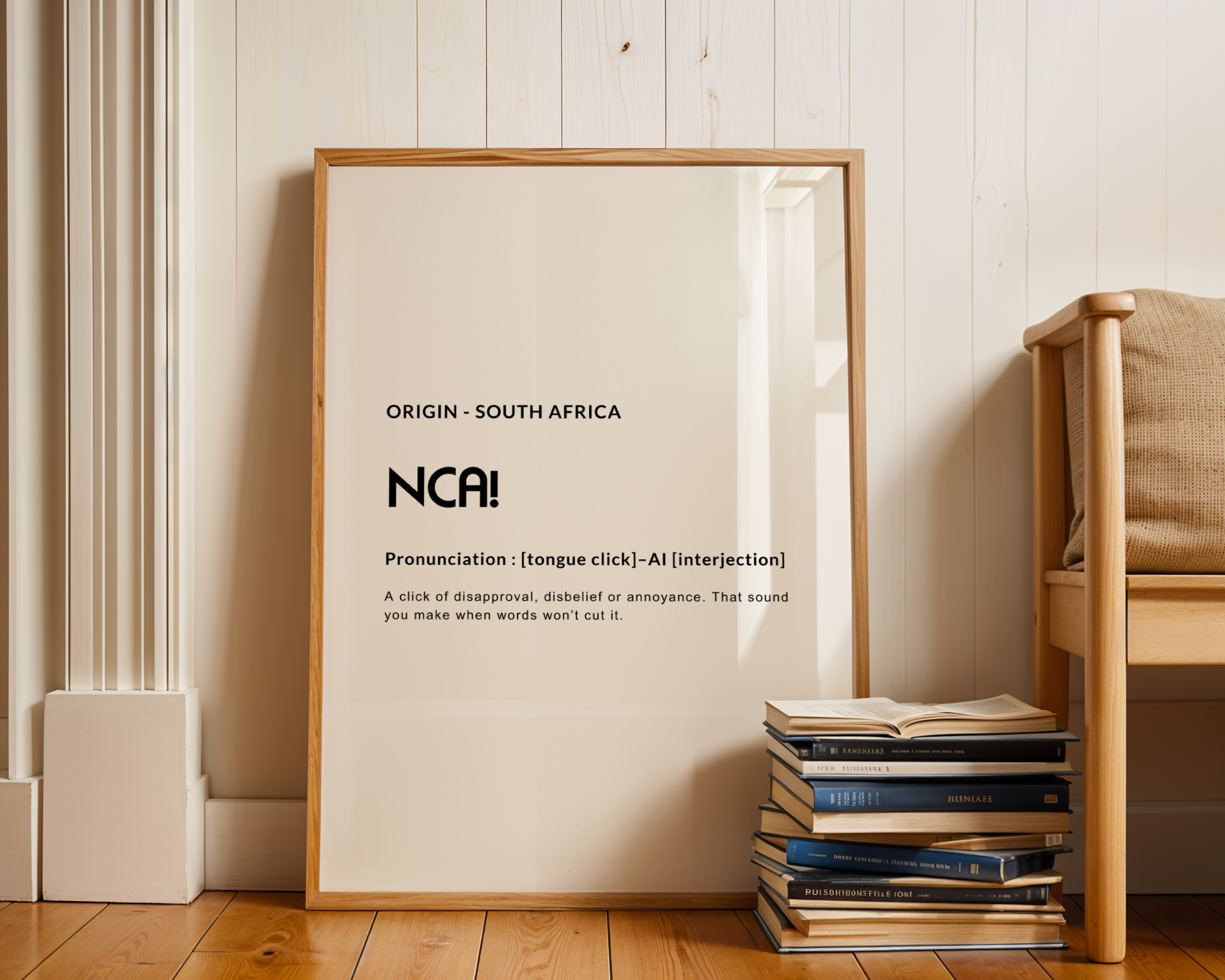 Nca! - Monochrome White