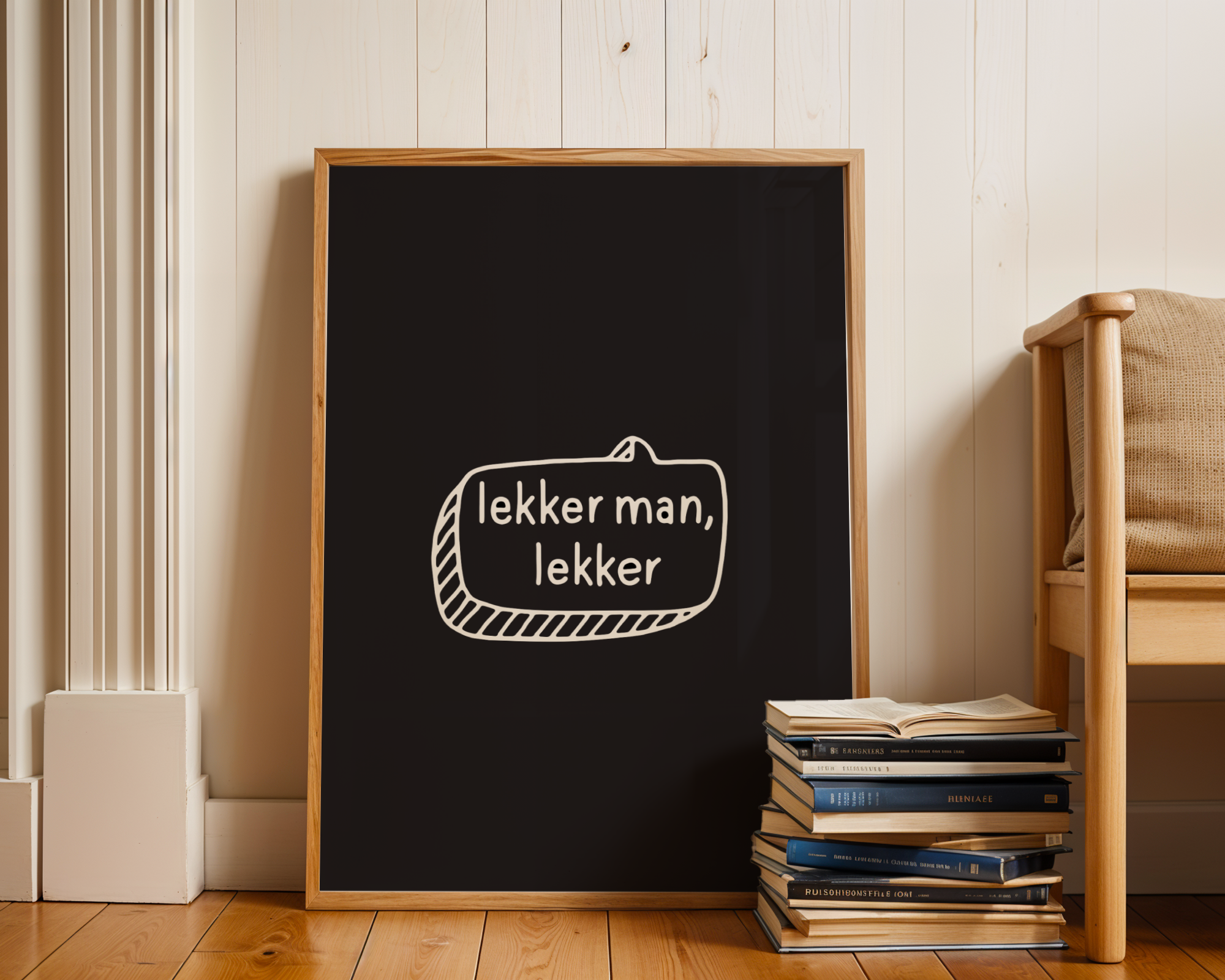 Lekker Man - Monochrome Black