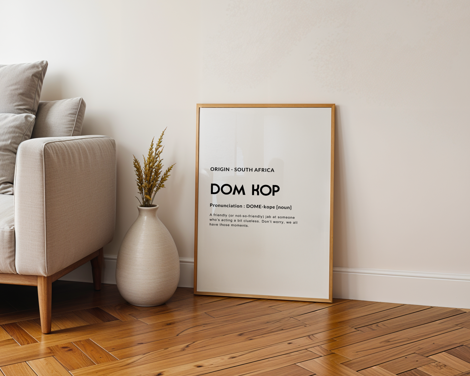Dom Kop - Monochrome White