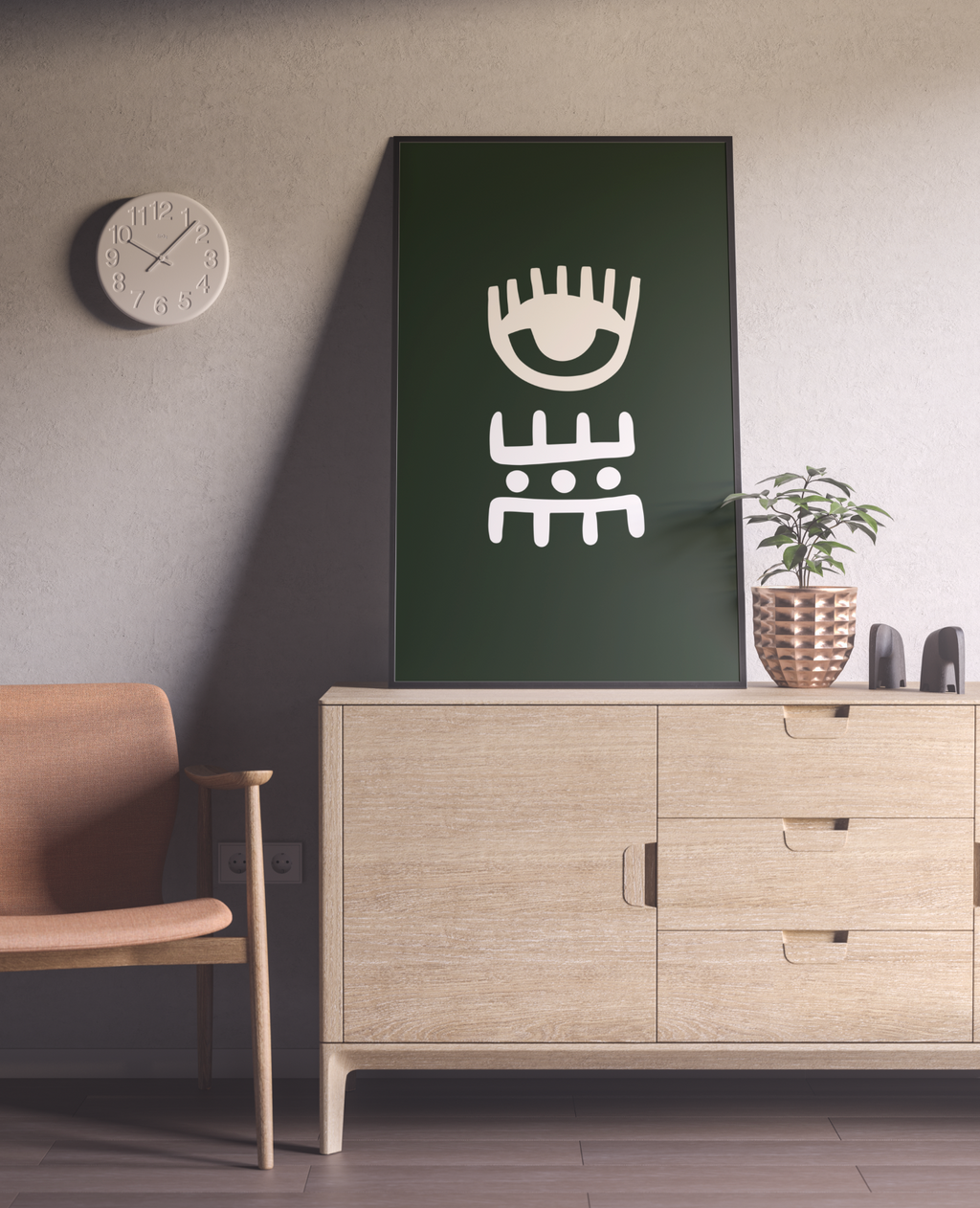 Abstract Eye - Forest Green