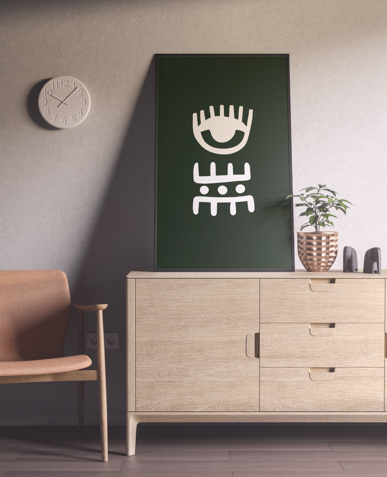 Abstract Eye - Forest Green